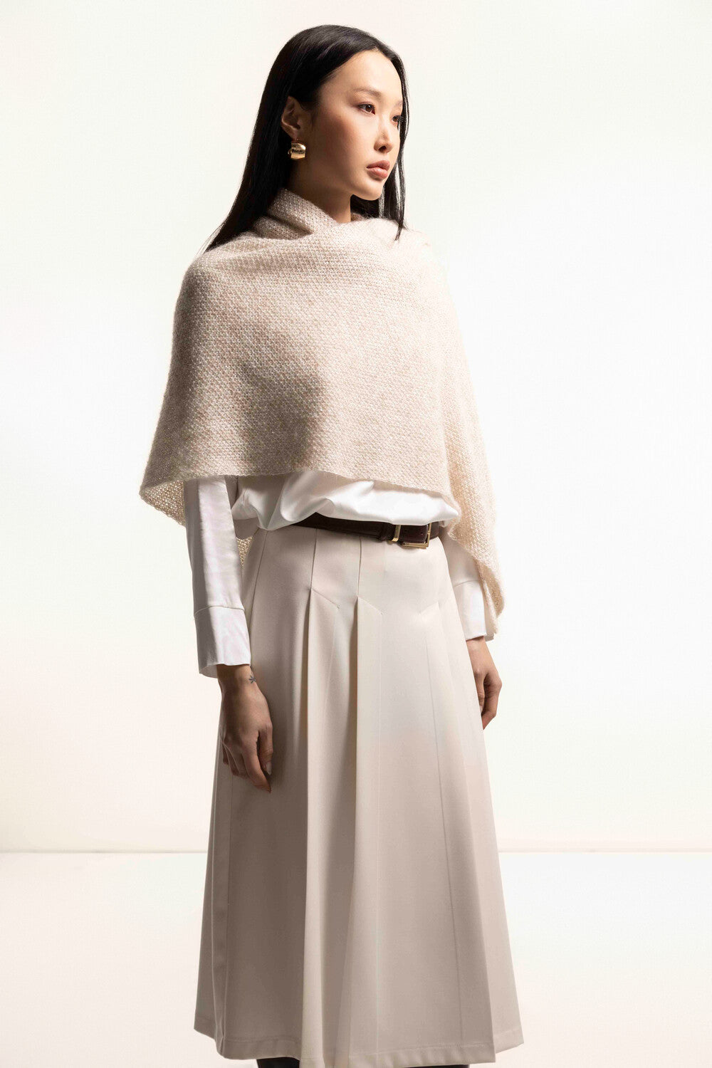 Maria Bellentani - Maxi Sciarpa Chagall Avorio - N8945477