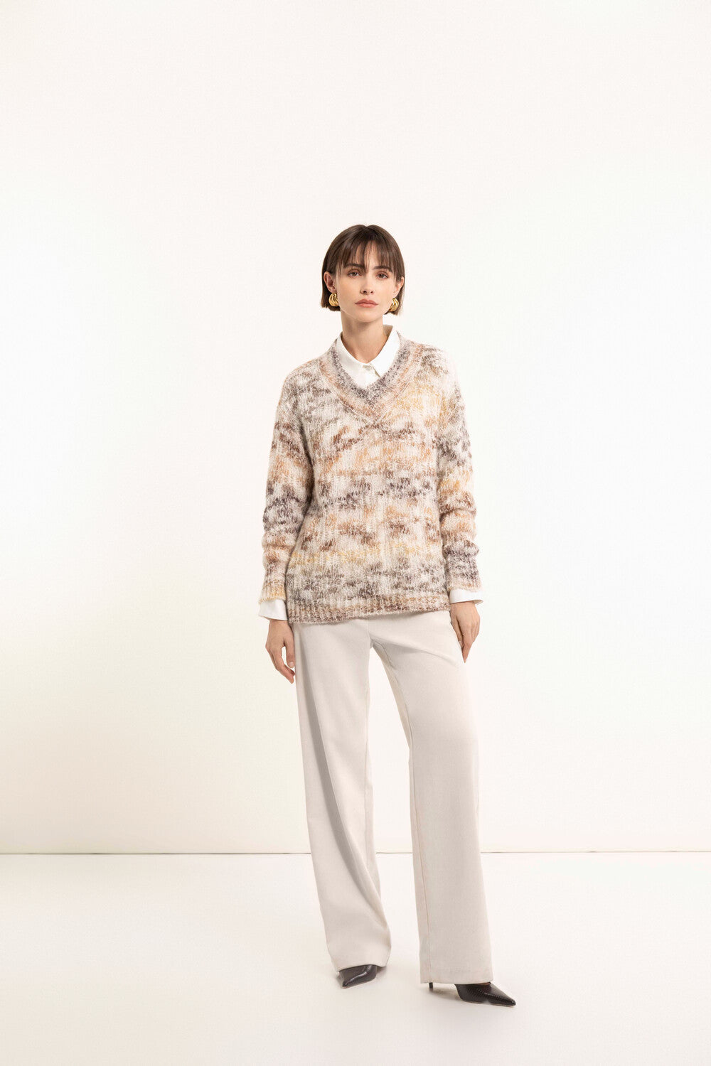 Maria Bellentani - Maglia Munch Manica Lunga Color Latte - N9078303