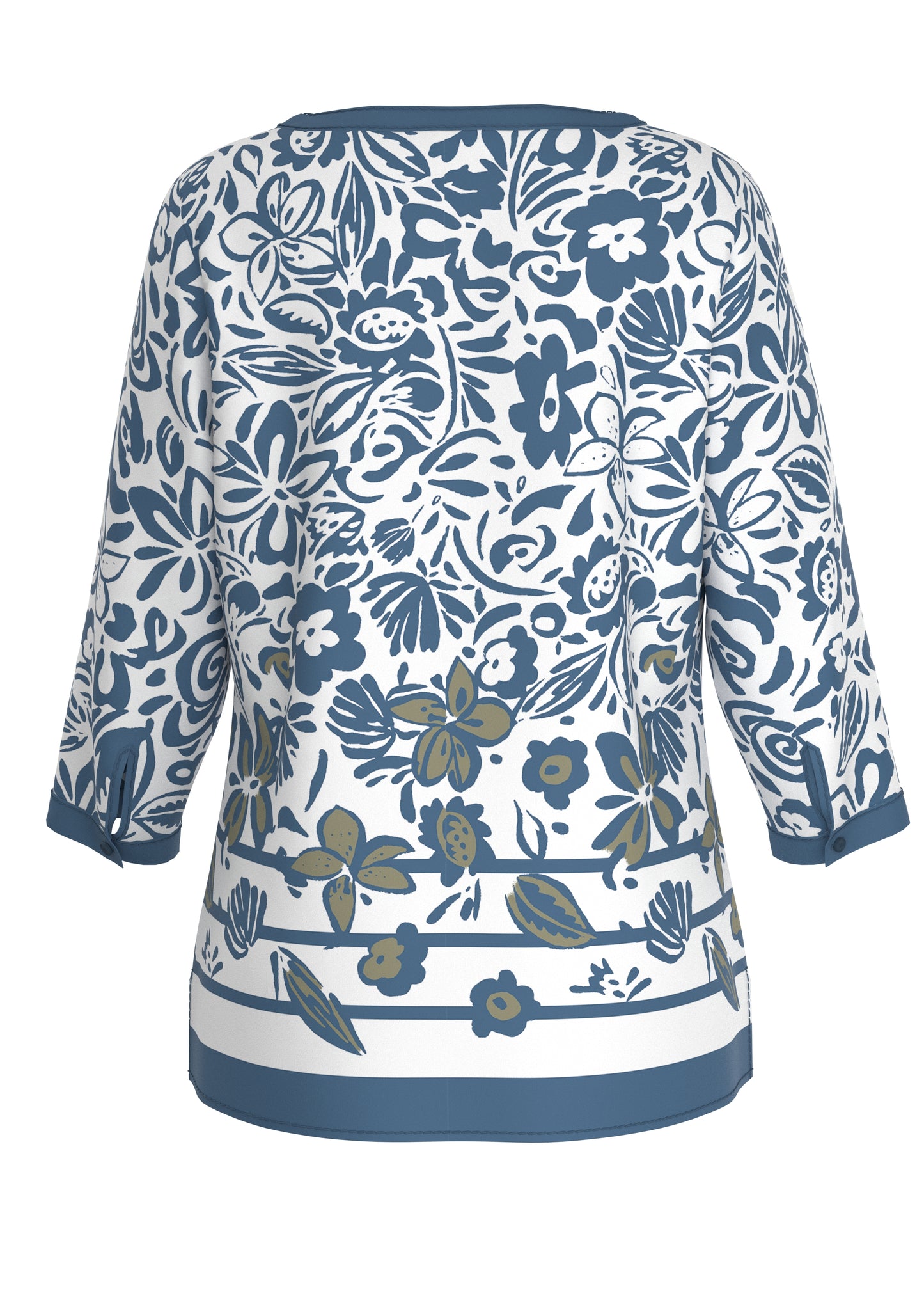 Lebek Fashion - Maglia Bianco/Azzurro - N988478714