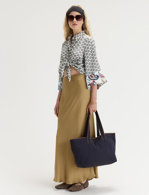 EMME MARELLA 1 EMMSEVERO Camicia in twill stampato