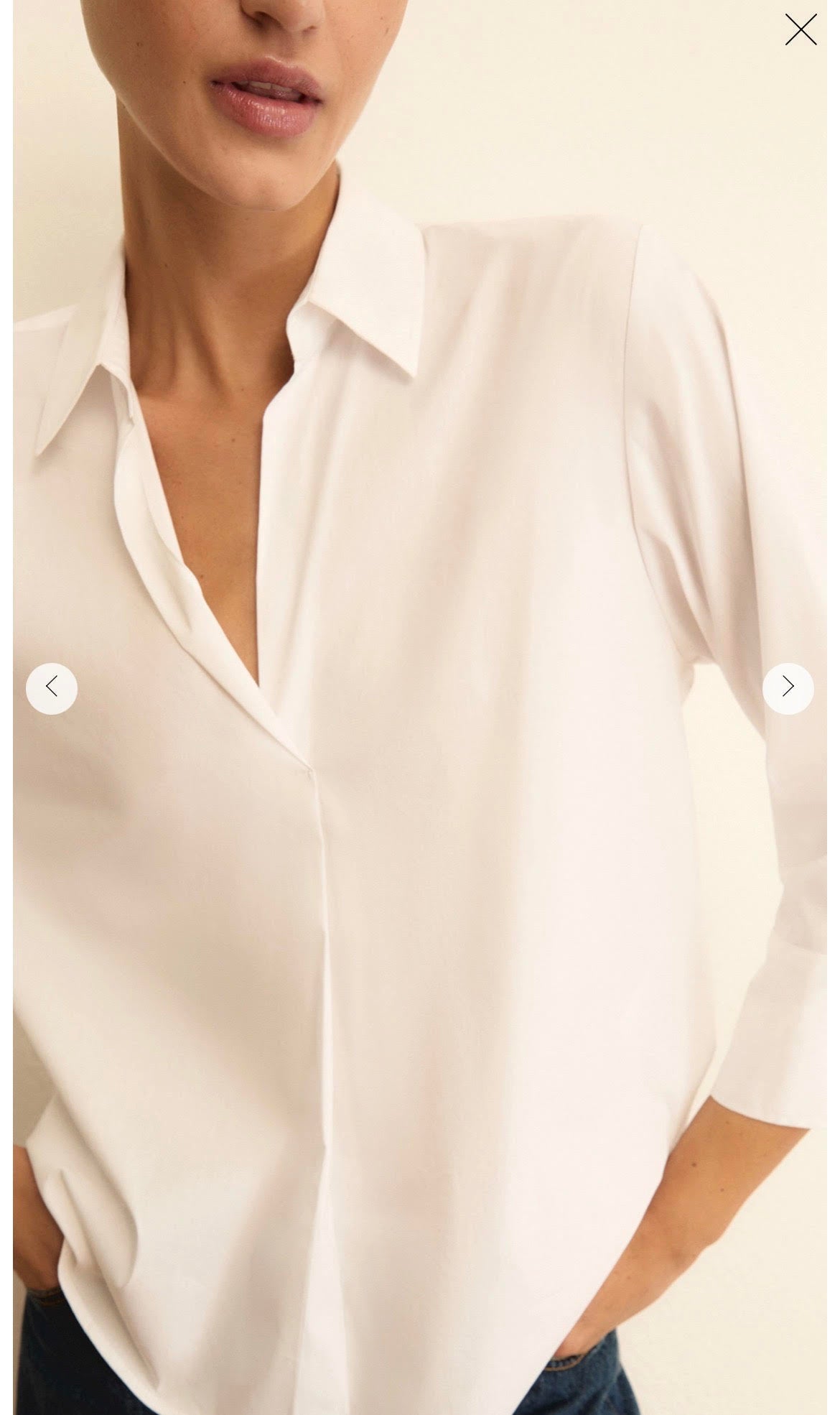 EMME MARELLA 1 EMMADORNO Blusa a polo in popeline
