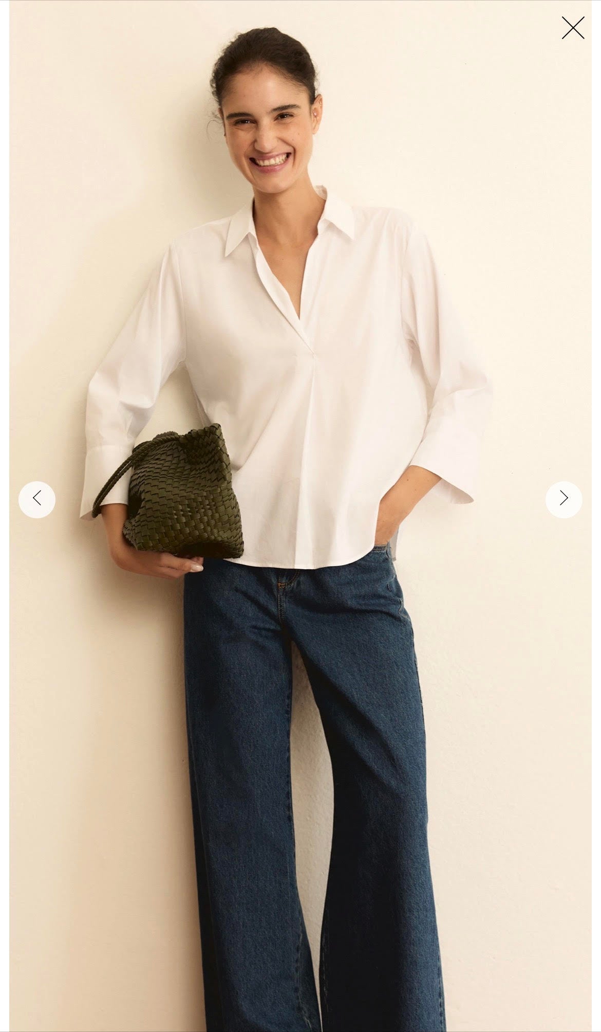 EMME MARELLA 1 EMMADORNO Blusa a polo in popeline