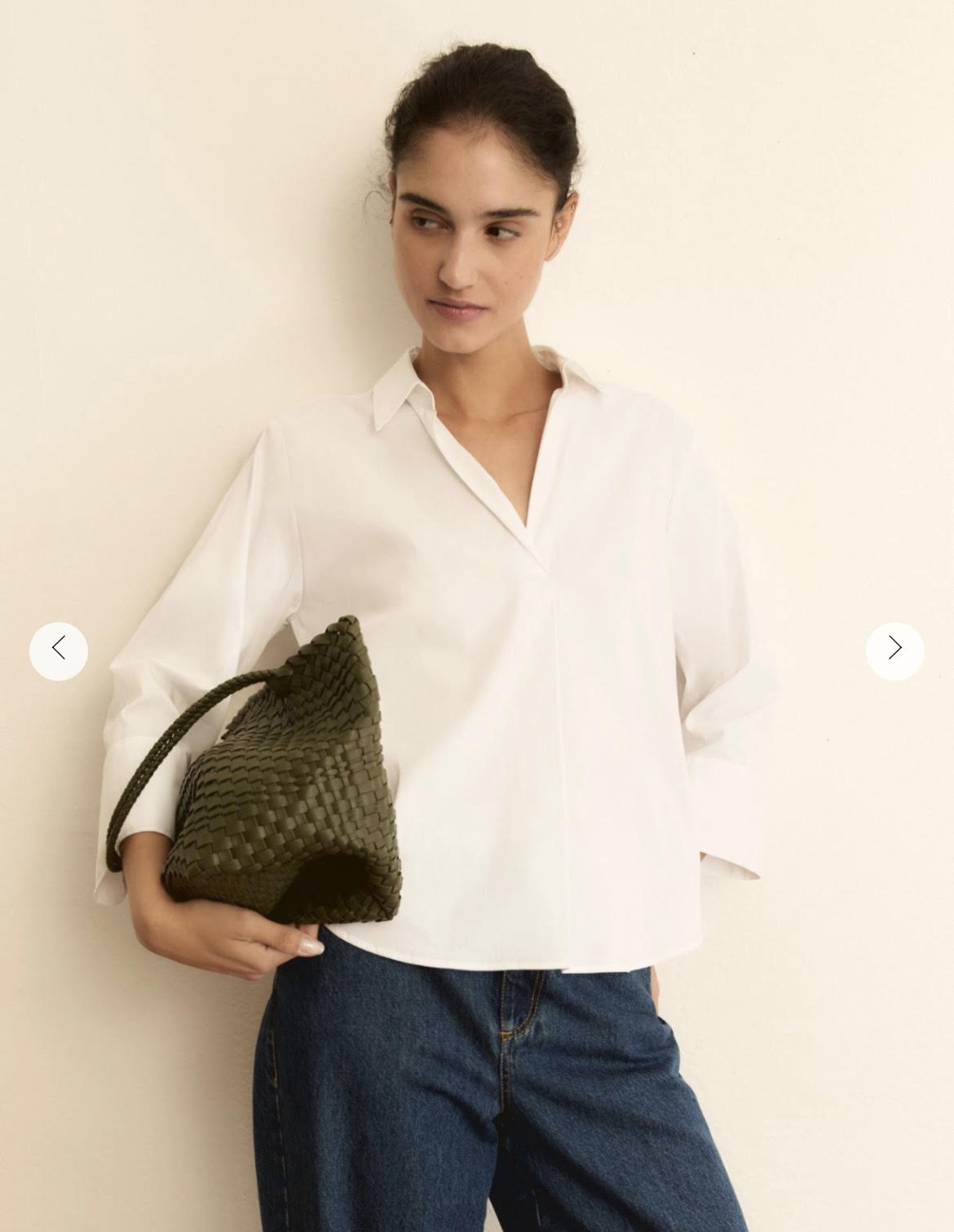EMME MARELLA 1 EMMADORNO Blusa a polo in popeline