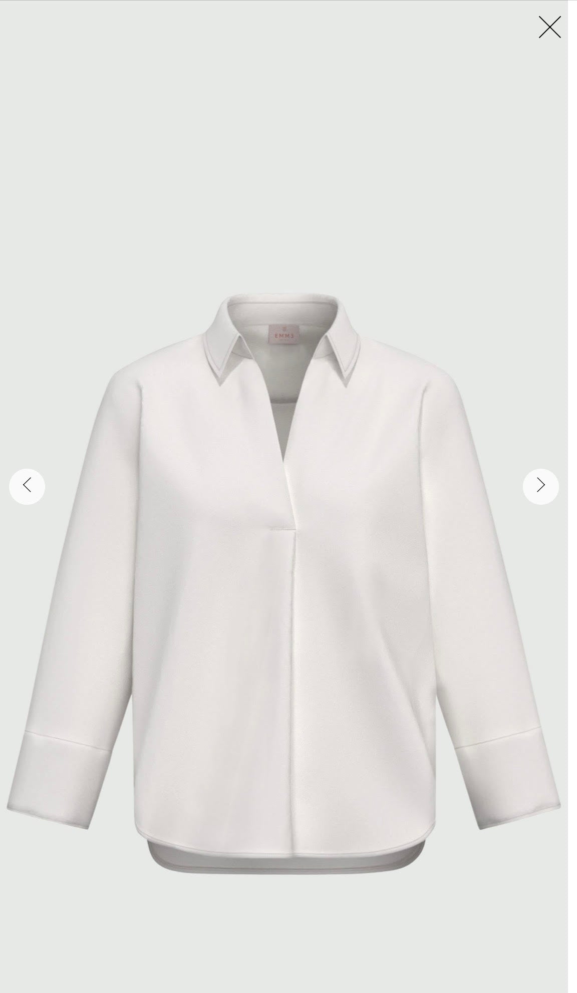 EMME MARELLA 1 EMMADORNO Blusa a polo in popeline