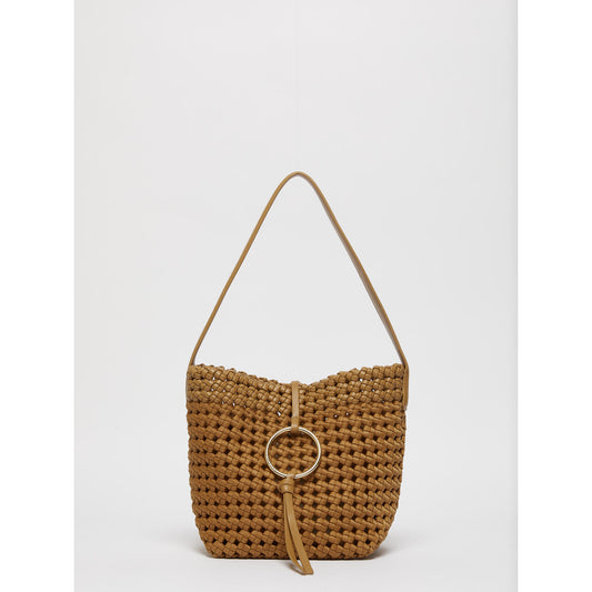 MARELLA Accessori 2 MLAZAFFO Borsa piccola in tessuto intrecciato  CUOIO