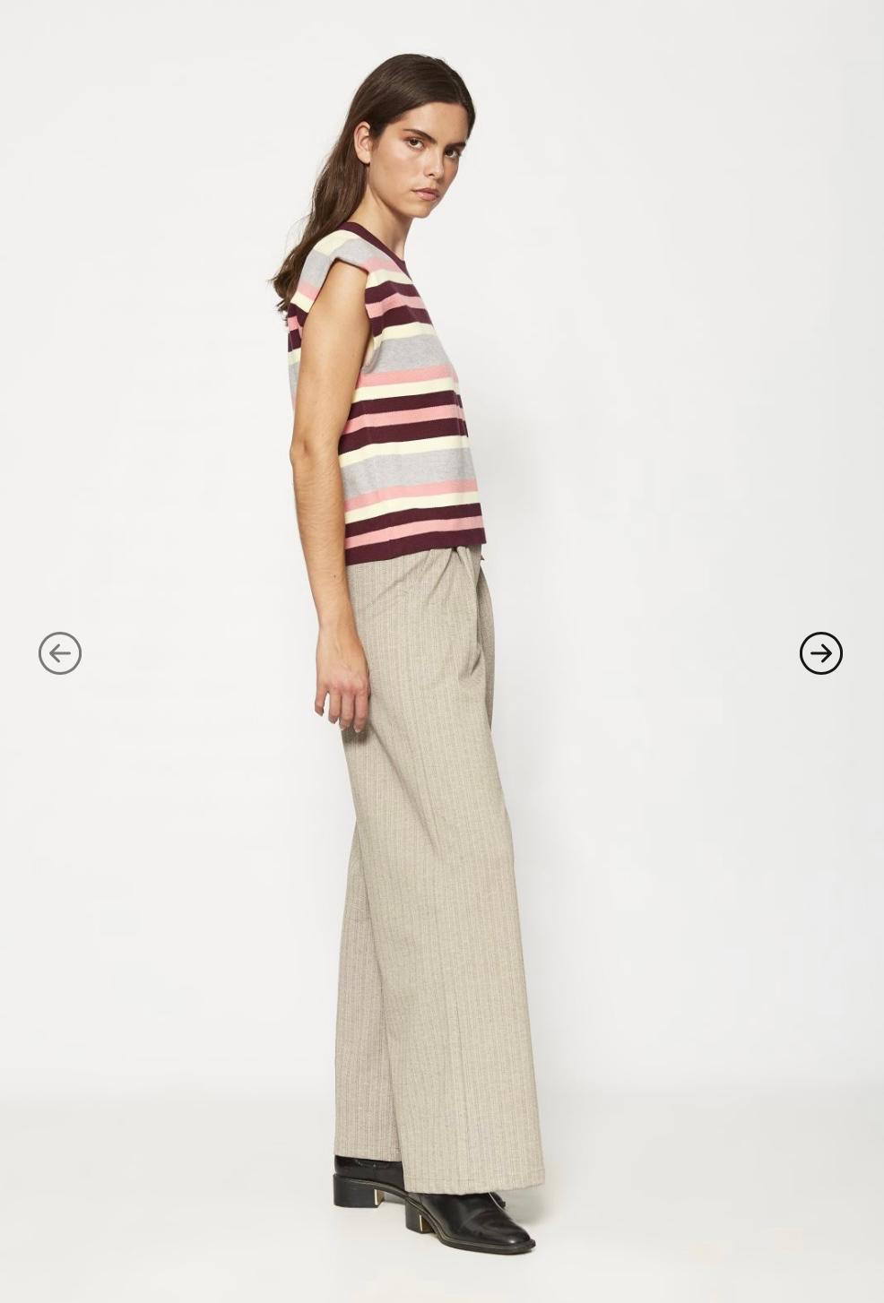 Mdm - Pantalone in Lana Sand Cheviot - 2642577