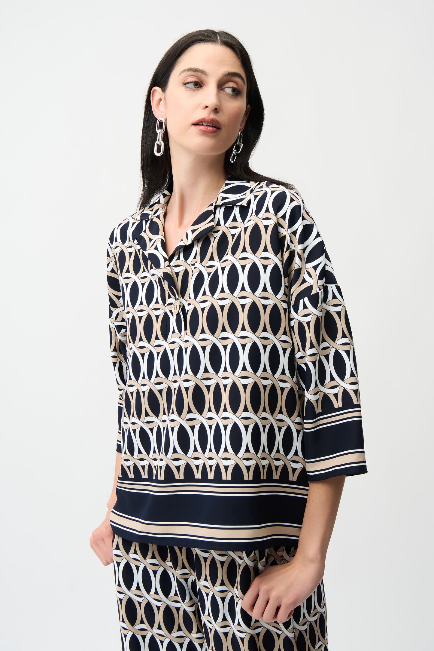 Joseph Ribkoff - Casacca in Tessuto Riciclato con Maniche Dolman - 261057
