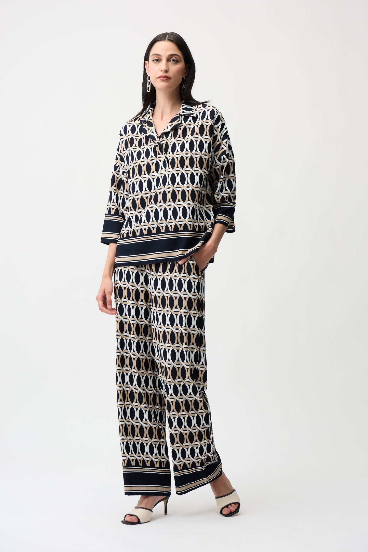 Joseph Ribkoff - Casacca in Tessuto Riciclato con Maniche Dolman - 261057