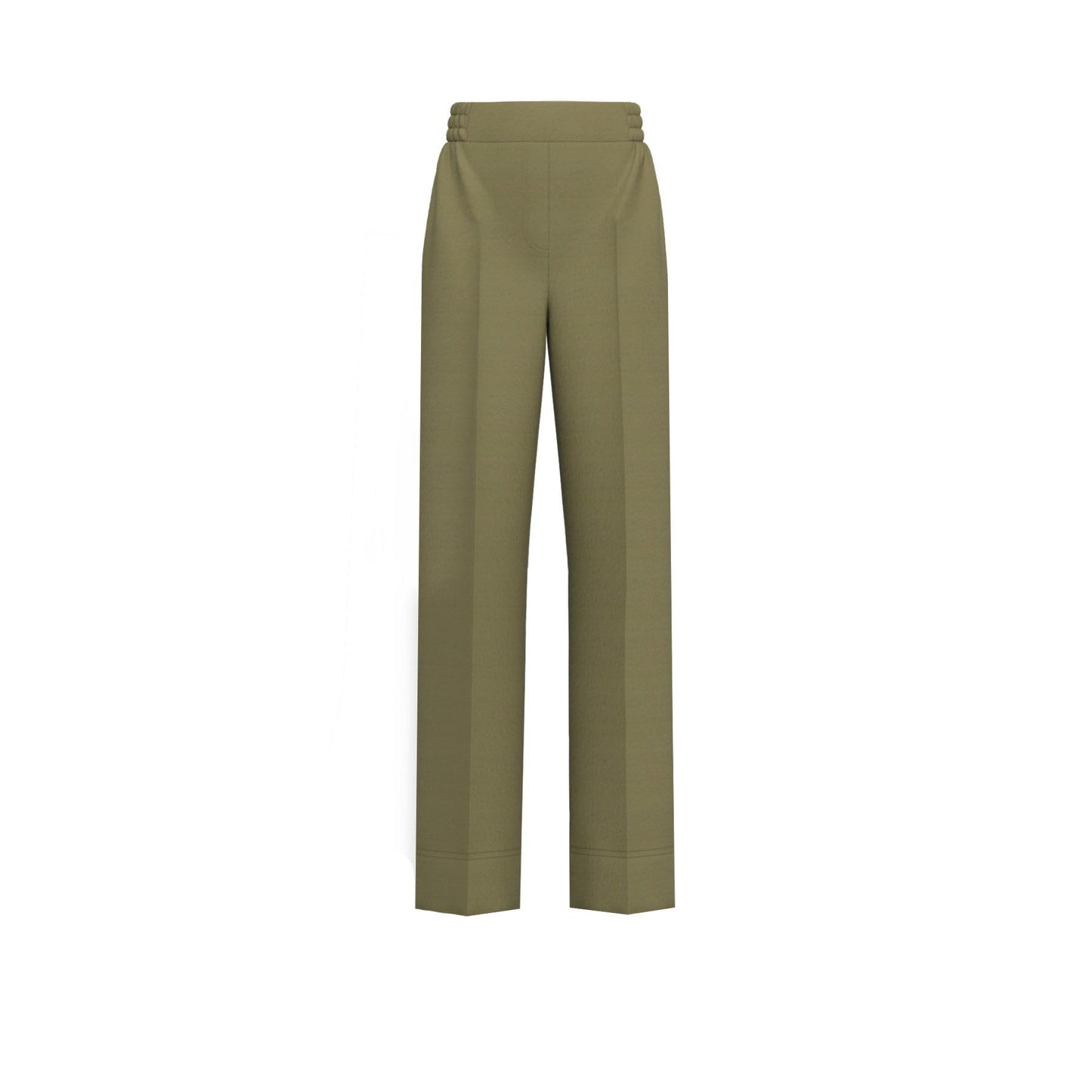 EMME MARELLA 2 EMMANGOLO Pantalone dritto in misto viscosa