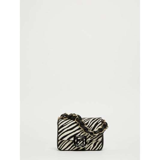 MARELLA Accessori MLALONTRA1 Borsa Le Muse small stampa animalier  BIANCO