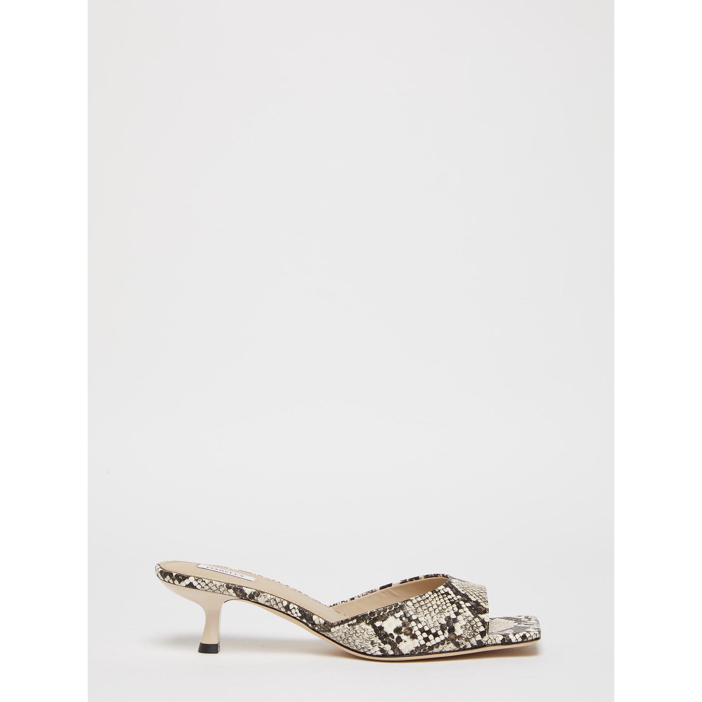 MARELLA Accessori 2 MLACONIO Mule con stampa pitone MARRONE