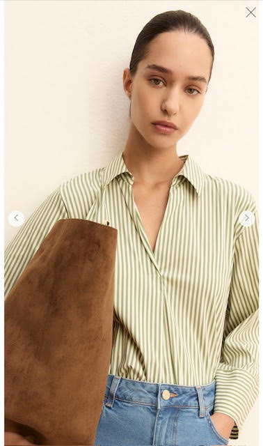 EMME MARELLA 1 EMMADORNO Blusa a polo in popeline