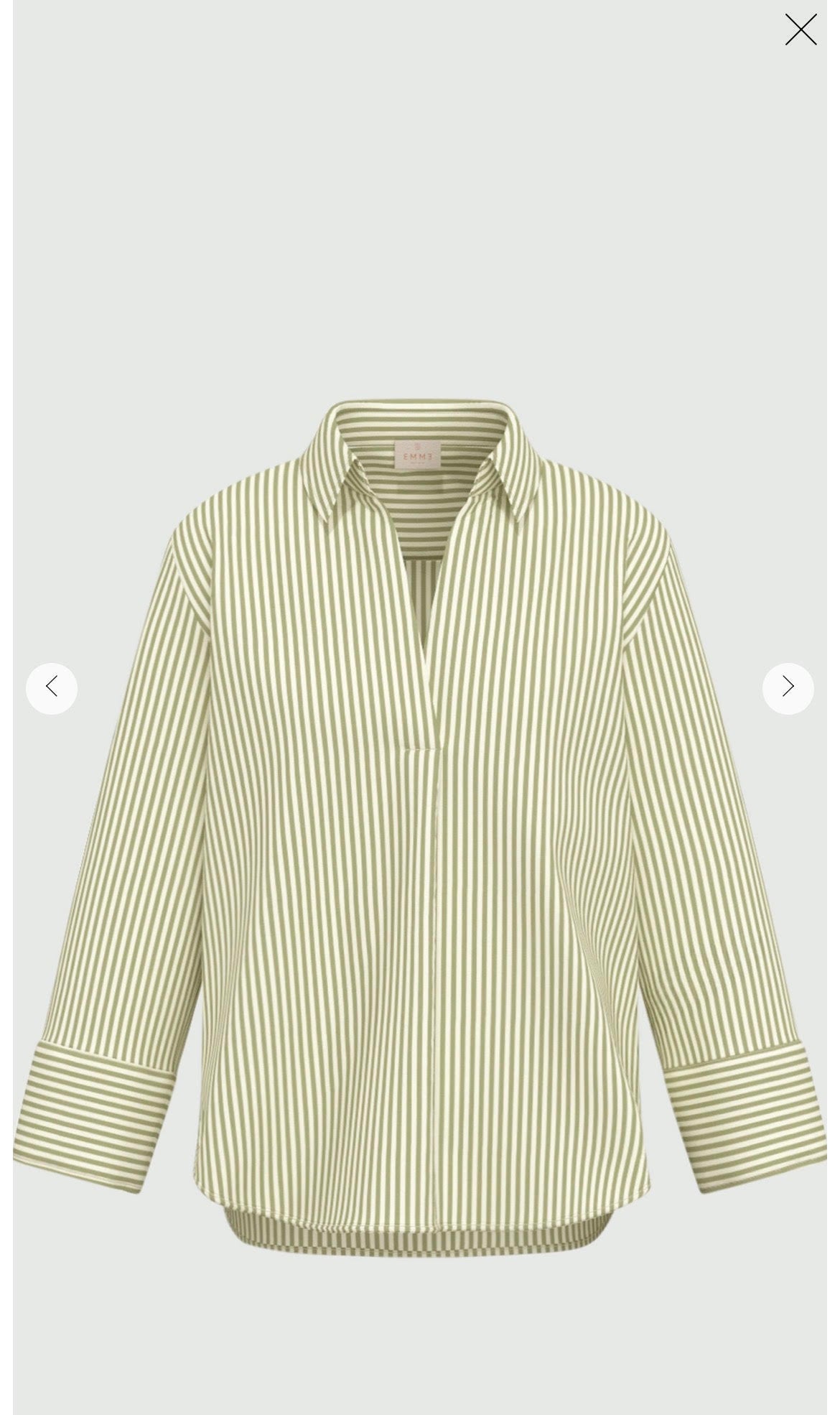 EMME MARELLA 1 EMMADORNO Blusa a polo in popeline