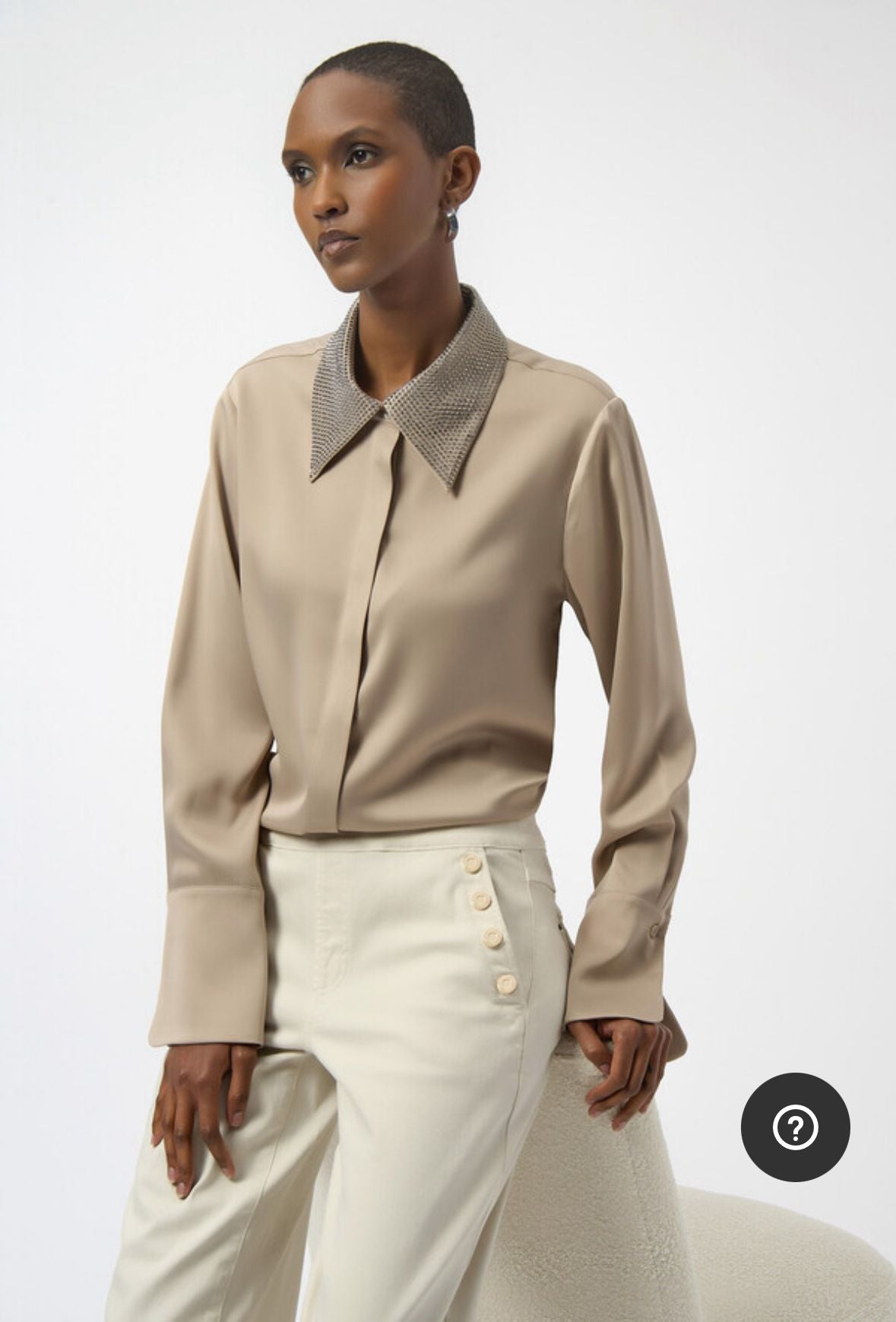 Joseph Ribkoff - Camicia Gold Lurex Evening - 8840478