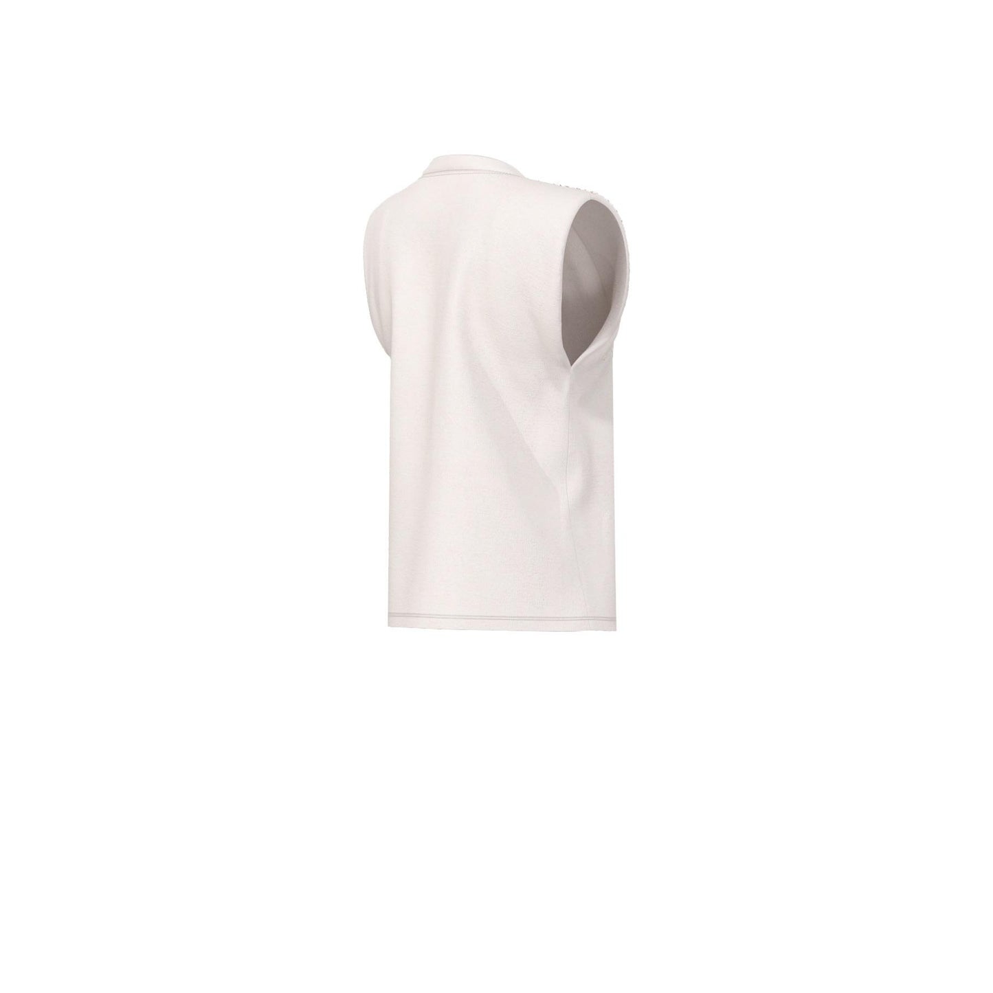 EMME MARELLA 1 EMMUTOPIA T-shirt smanicata con cristalli  BIANCO