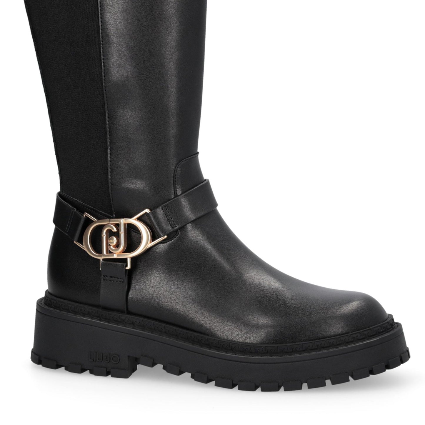 Liu Jo - Stivale "Rumi 39" in Pelle con Inserto Elastico - 9561924