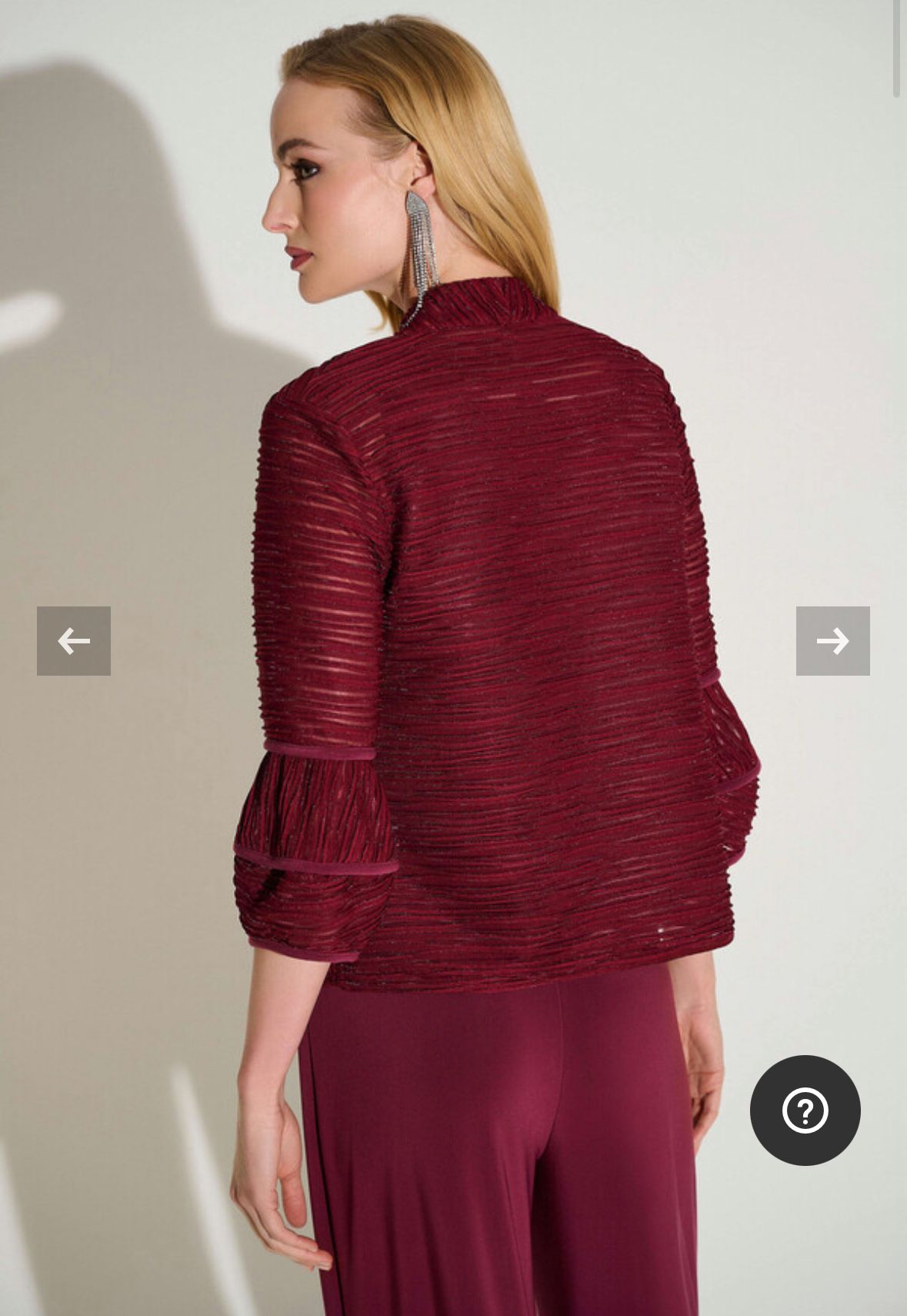 Joseph Ribkoff - Giacca Blazer Color Merlot - 9679774