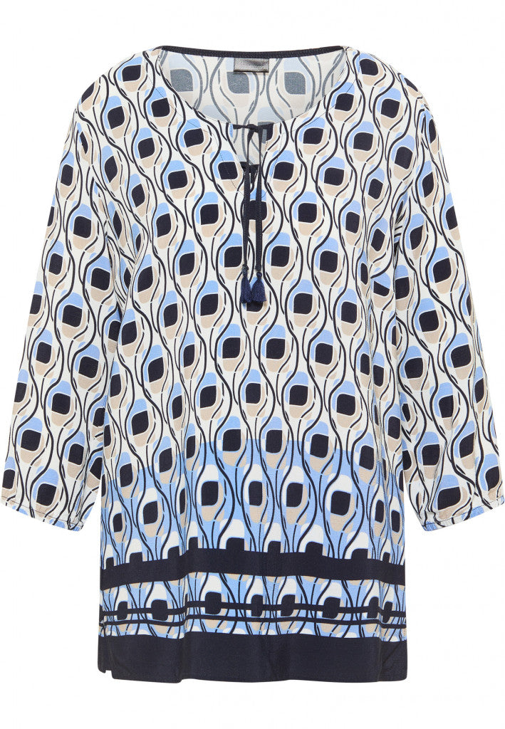 Lebek Fashion - Maglia 3/4 Blu Celeste - 7660