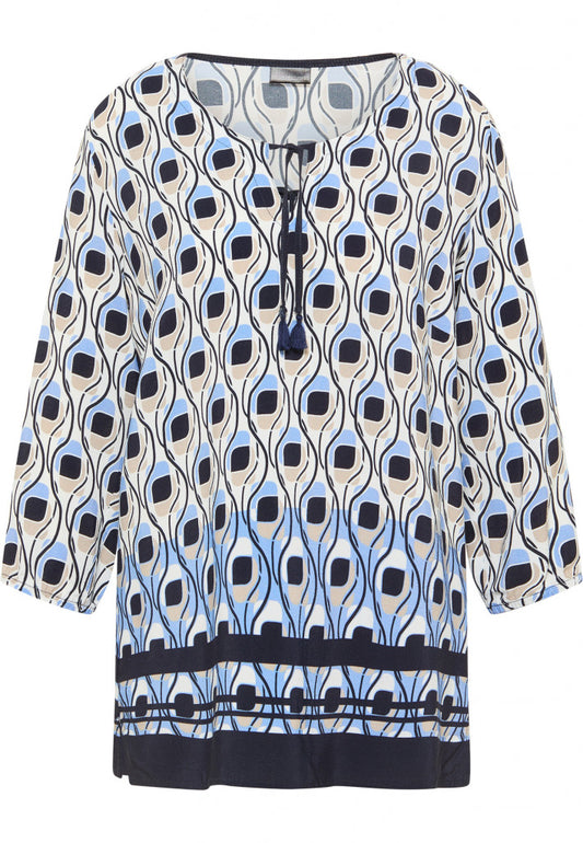 Lebek Fashion - Maglia 3/4 Blu Celeste - 7660