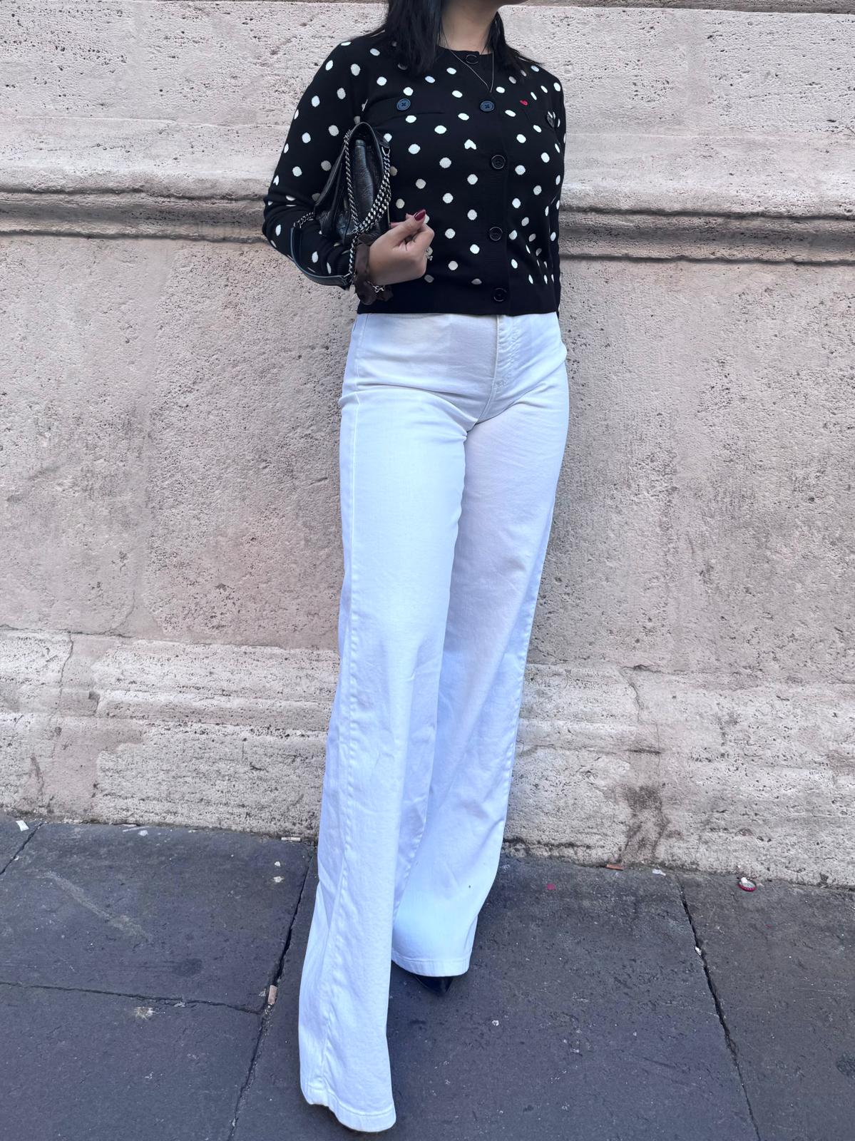 iBlues - Pantalone Stretch Bianco - NILLY